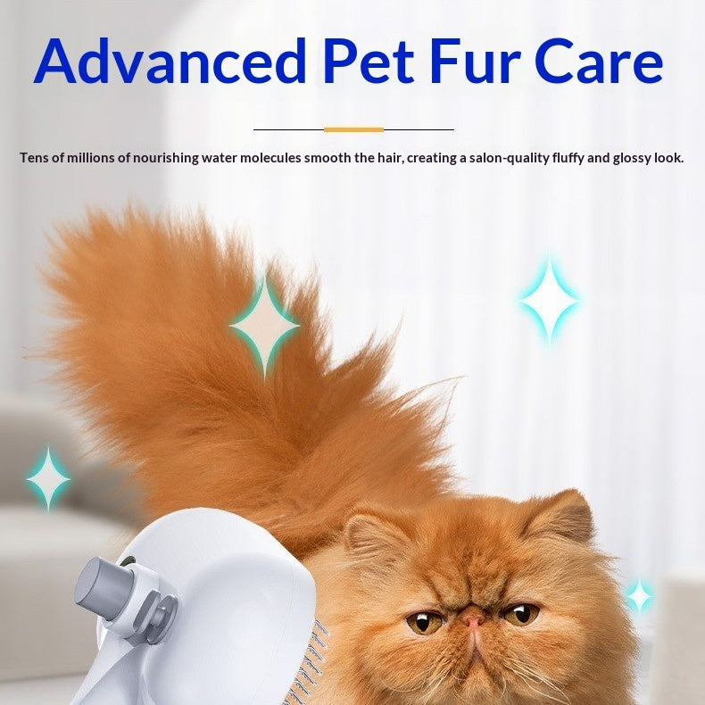 Pet Spray Comb - One-Click Hair Removal Grooming Brush for Cats & Dogs