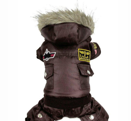 Air Force dog coat -Inspired Four-Legged Pet Suit - Stylish Autumn